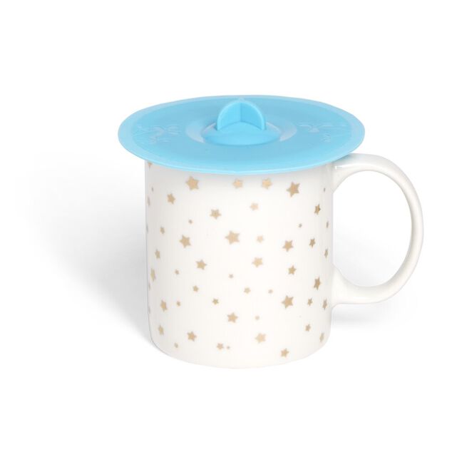 Couvre verre en silicone noir Ø11cm