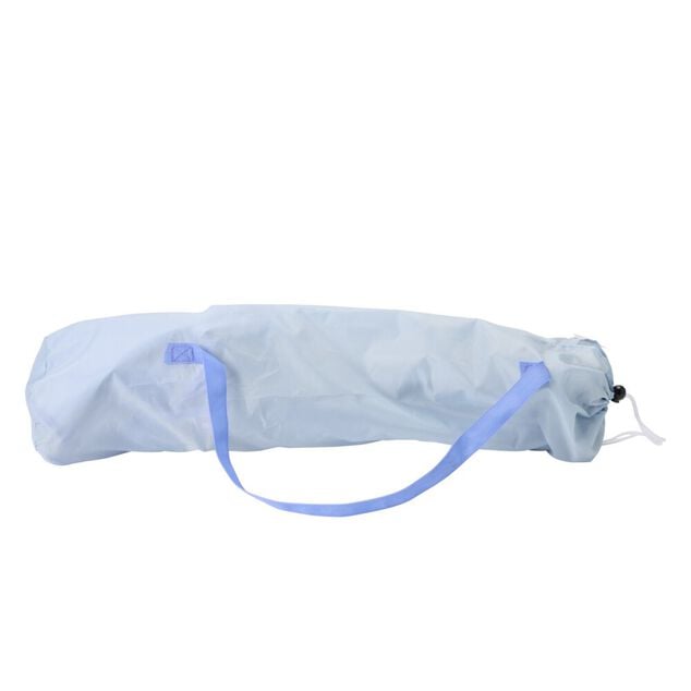 Fauteuil p&ecirc;cheur enfant pliable Stitch m&eacute;tal et polyester bleu 59x39xH62cm