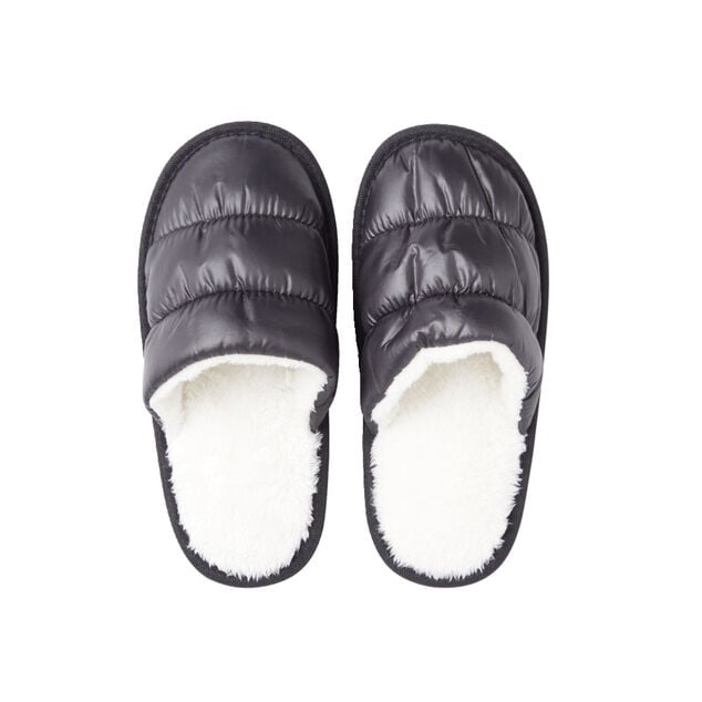 Chaussons noirs femme style doudoune 36&agrave;41