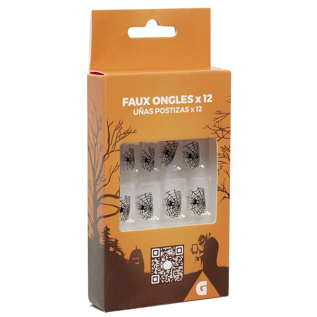 Faux ongles en plastique x12