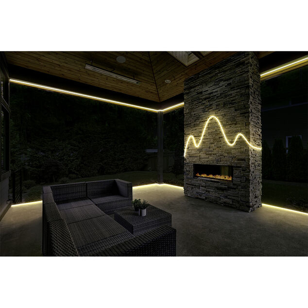 N&eacute;on flexible LED blanc chaud 5m