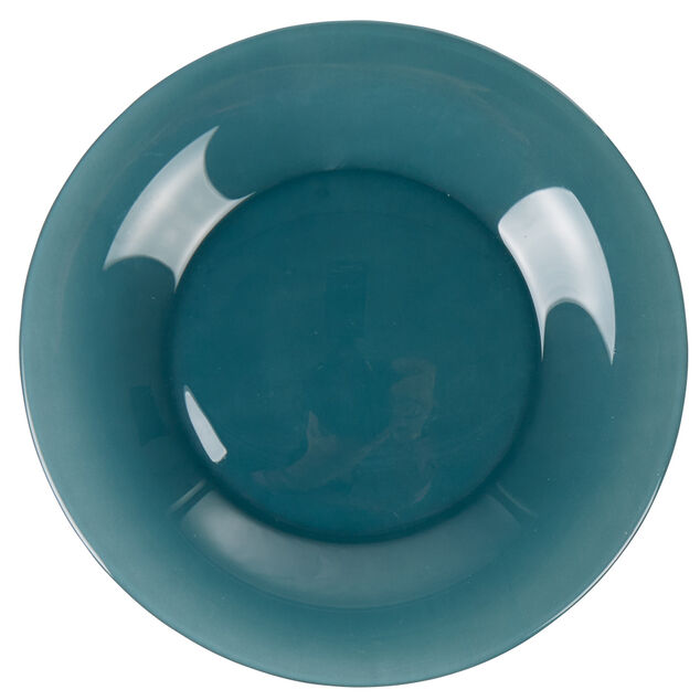 Assiette &agrave; dessert ronde Luminarc Zana bleu fonc&eacute; &Oslash;20cm