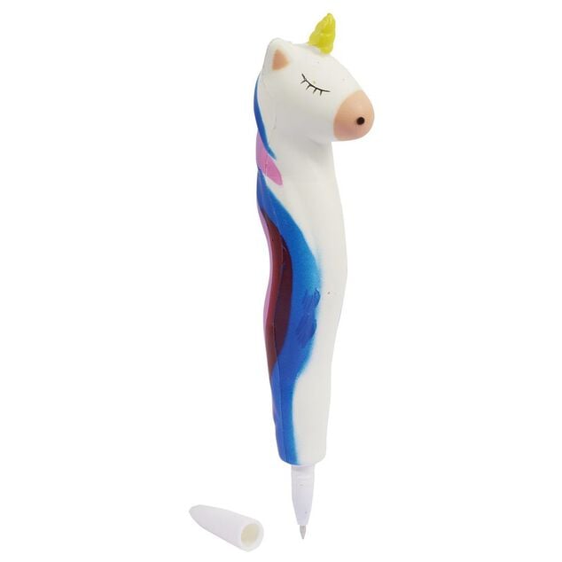 Stylo Squishy licorne galaxy H16 cm