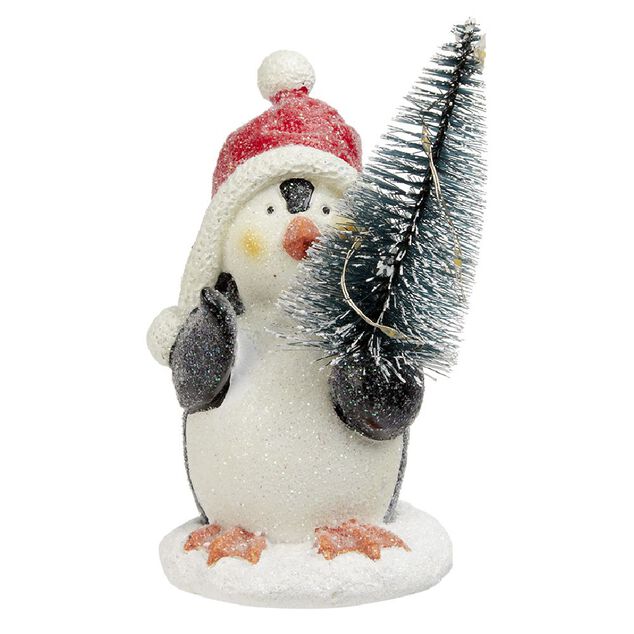 Pingouin et sapin de No&euml;l lumineux (2 mod&egrave;les)