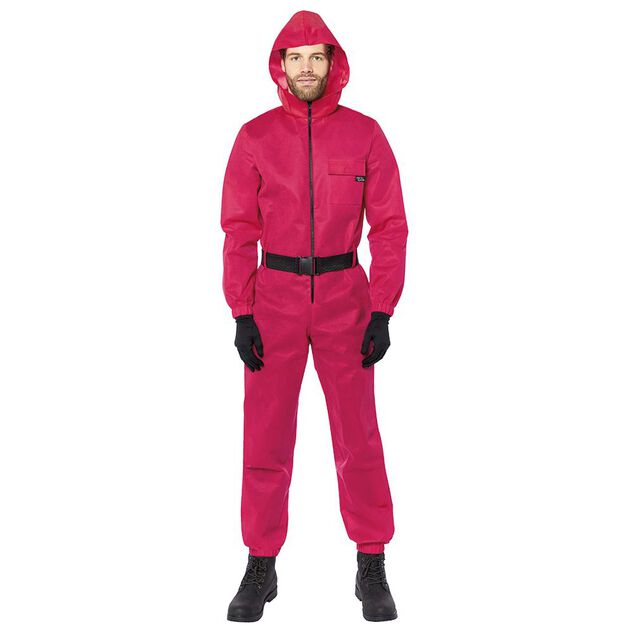 D&eacute;guisement combinaison Squid Game rouge Taille M