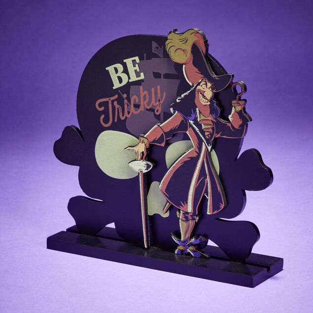 D&eacute;coration &agrave; poser Halloween Disney Villains Capitaine Crochet H19cm