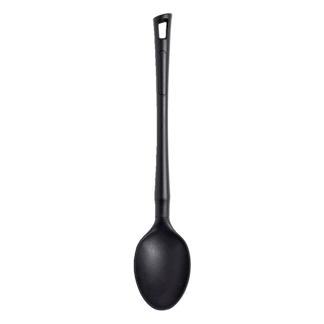 Cuill&egrave;re &agrave; servir en plastique noir L.33,5cm