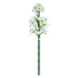 Lys fleur &agrave; construire H16cm 70 pi&egrave;ces - 4 mod&egrave;les