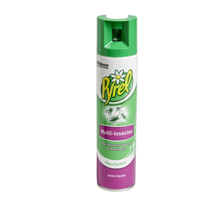 A&eacute;rosol Pyrel multi-insectes volants et rampants 400ml
