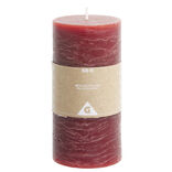 Bougie pilier rouge 50H