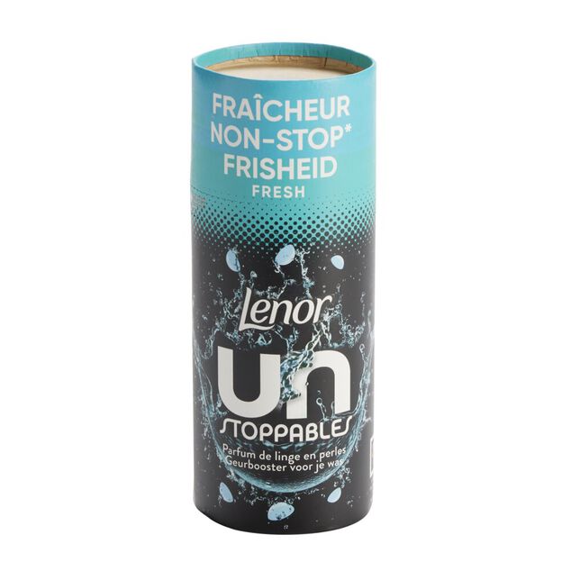 Adoucissant perles Lenor Unstoppables parfum de linge Aérien bleu 155gr