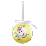 Boule de No&euml;l Disney La Belle et la B&ecirc;te