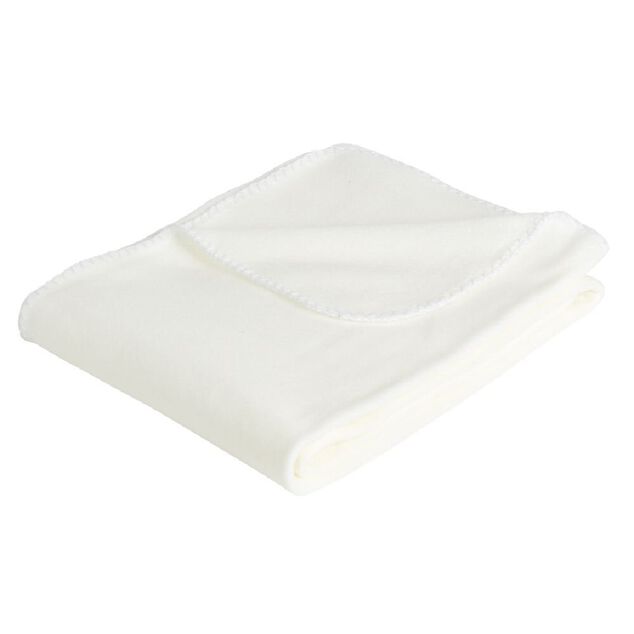 Plaid polaire 130x160cm blanc