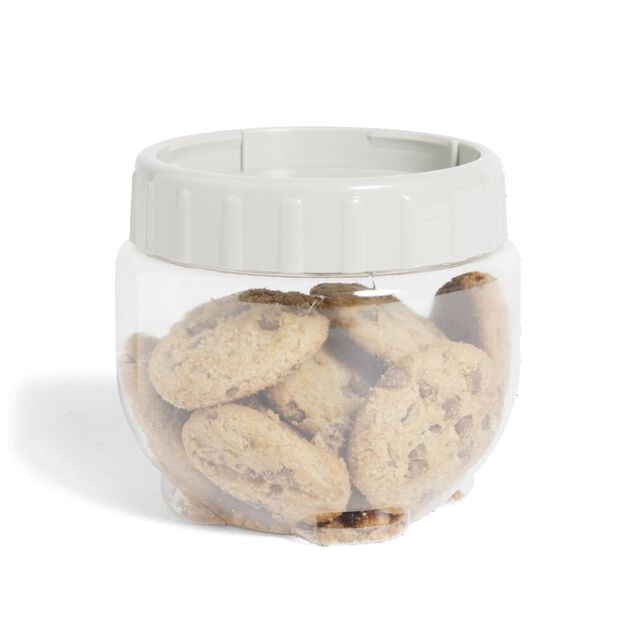 Bo&icirc;te de conservation transparente avec couvercle &agrave; visser 550ml