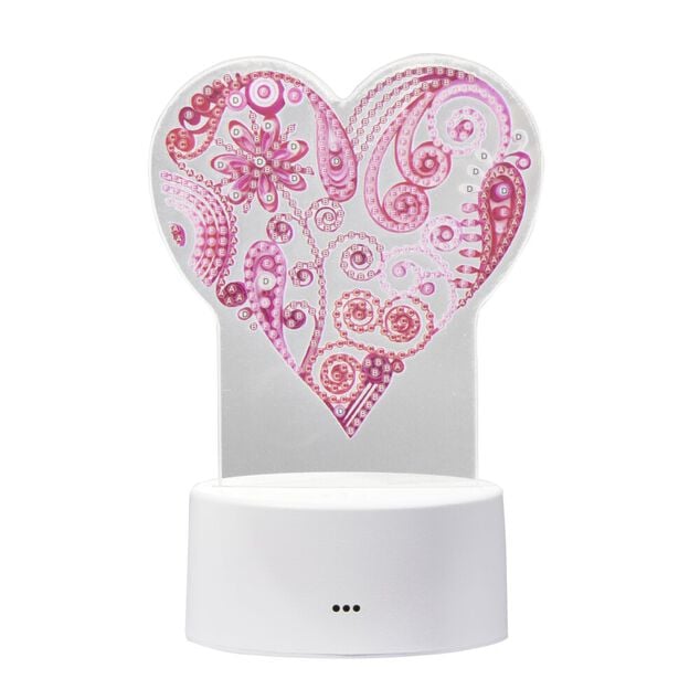 Veilleuse LED cr&eacute;ative diamant &agrave; coller pour enfant