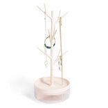 Boîte à bijoux avec porte bijoux Ø13,6xH35cm