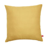 Housse de coussin carrée jaune 40x40cm