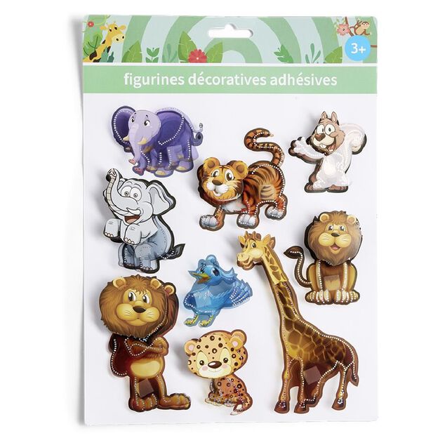 Stickers 3D adh&eacute;sif - 4 mod&egrave;les