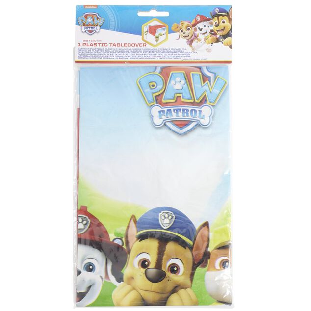 Nappe rectangulaire Pat Patrouille plastique 120x180cm
