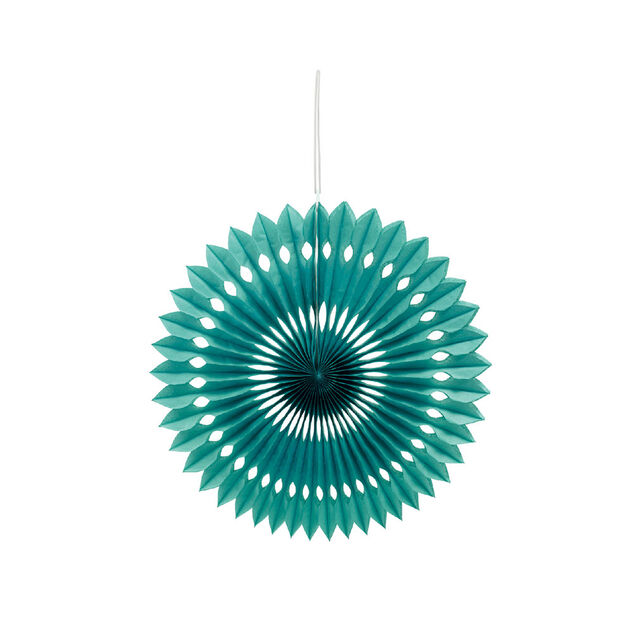 Rosace papier &agrave; suspendre verte