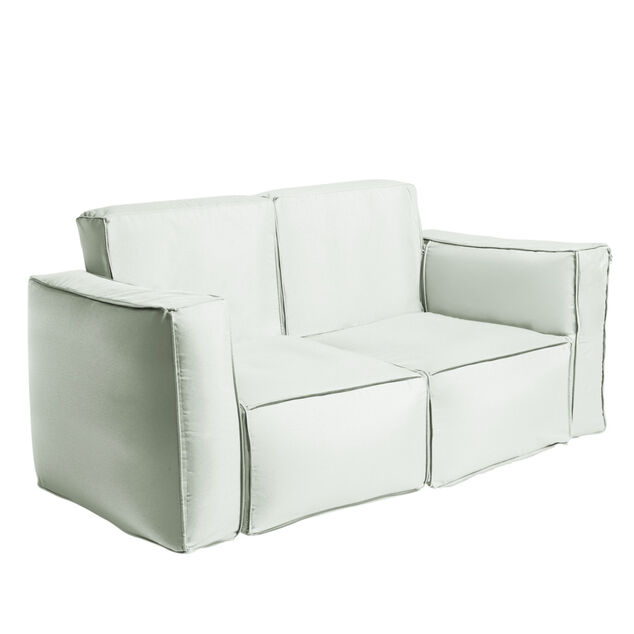 Accoudoir gonflable Burbuja x2 modulable d&eacute;perlant d&eacute;houssable vert 70x20xH55cm