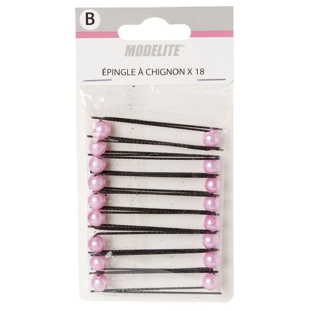 &Eacute;pingle &agrave; chignon d&eacute;cor perle x18