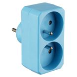 Duplite 2 prises 16 A blanc