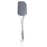 Spatule de cuisine en silicone gris L.24,5cm