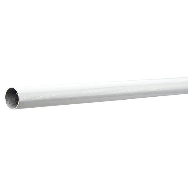 Tringle blanche en m&eacute;tal