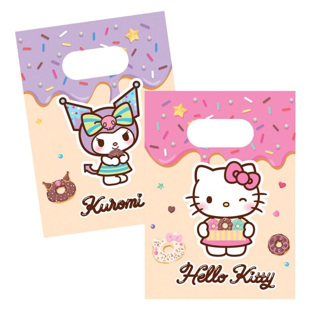 Sac cadeau x8 Hello Kitty 17,5xH28,5cm