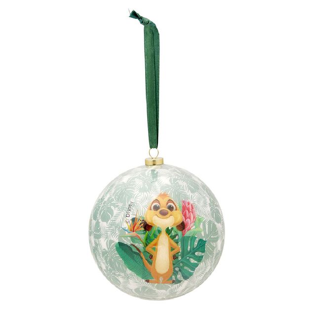 Boule de No&euml;l en verre Disney Le Roi Lion &Oslash;9,5cm (3 mod&egrave;les)