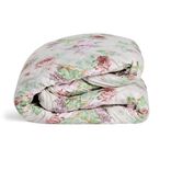 Couette imprim&eacute; roses 240x220cm polyester