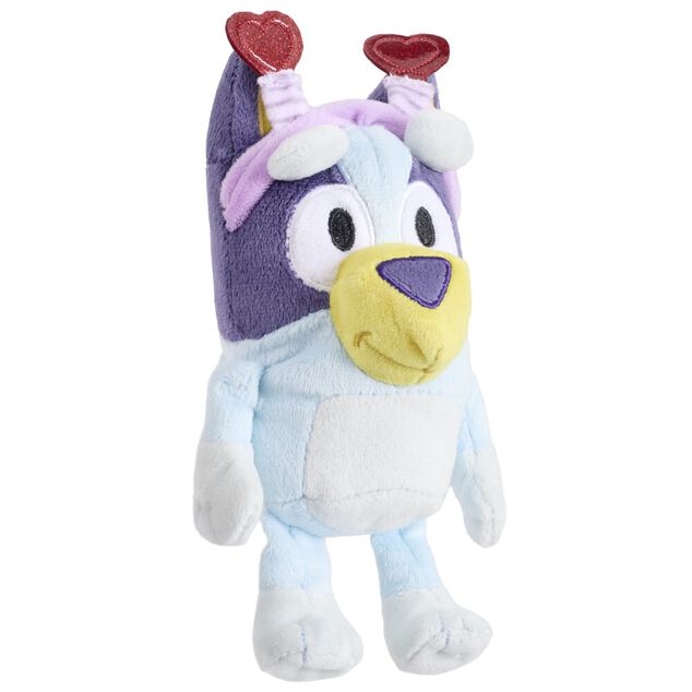 Peluche Bluey polyester H20cm (plusieurs mod&egrave;les)