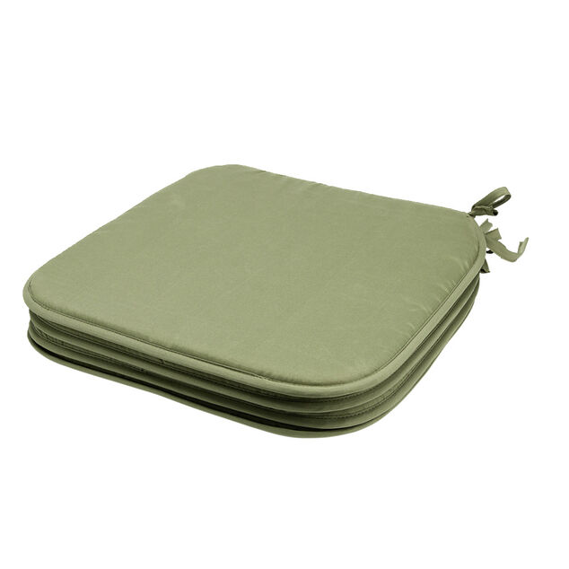 Galette de chaise carr&eacute;e 38x38cm 4 pi&egrave;ces (4 mod&egrave;les)