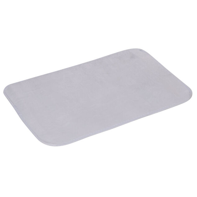 Tapis salle de bain blanc