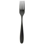 Fourchette inox L20,5cm manche bagatelle noir