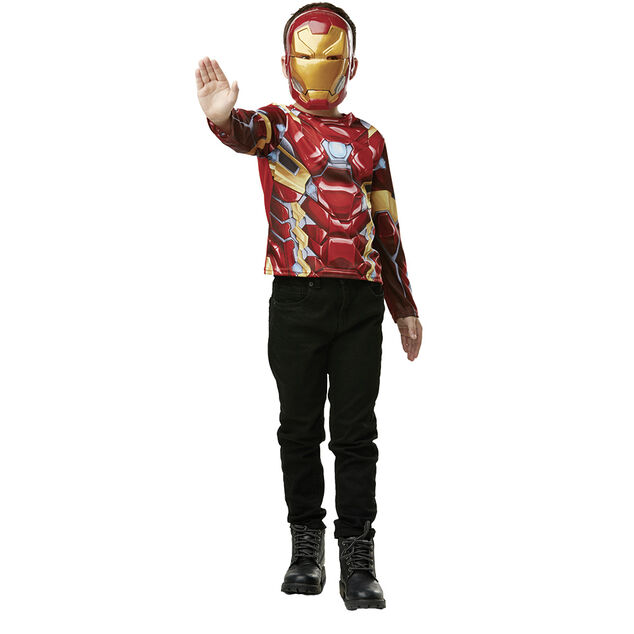Top Iron man avec masque