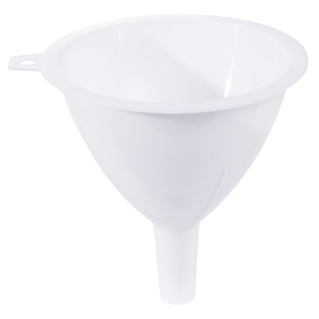 Entonnoir en plastique blanc x3