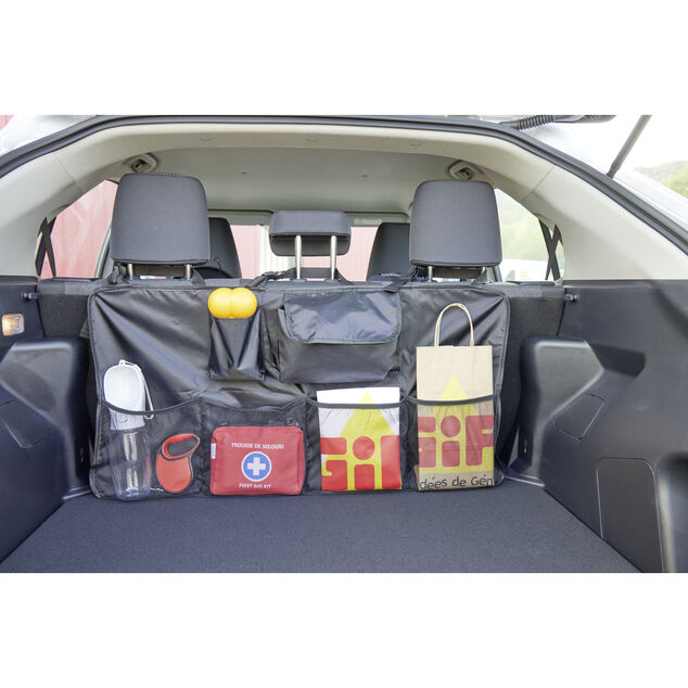 Organisateur coffre de voiture avec pochettes 44x89cm