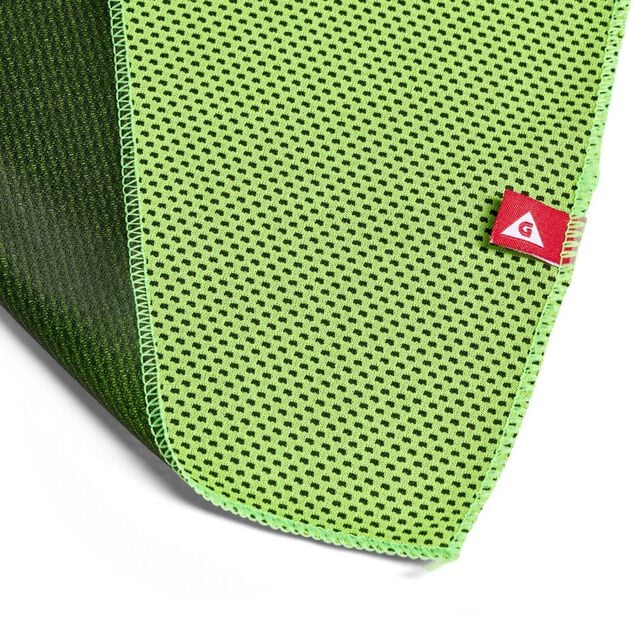 Serviette de sport verte 100x30cm
