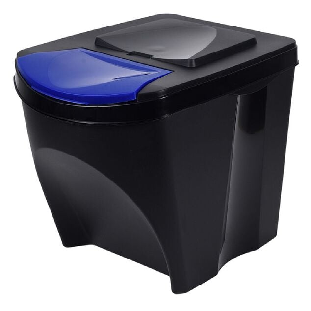 Lot de 3 poubelles de tri 25L