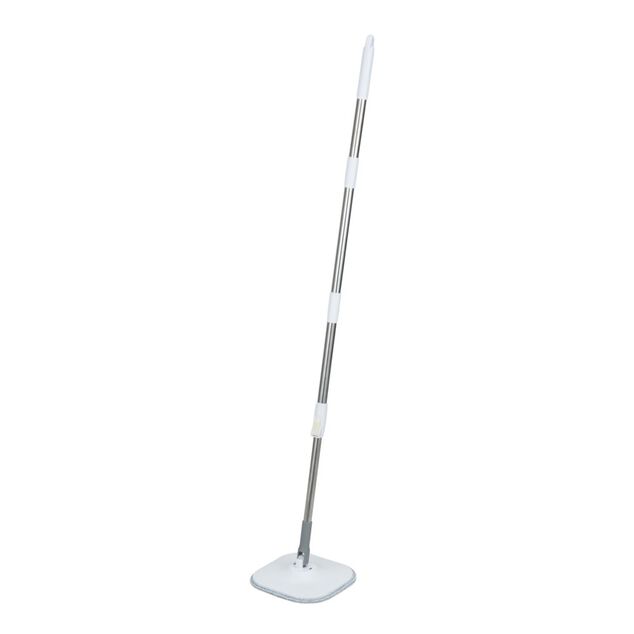 Seau essoreur 7L eau sale/propre avec balai rotatif 120cm et 2 recharges microfibre