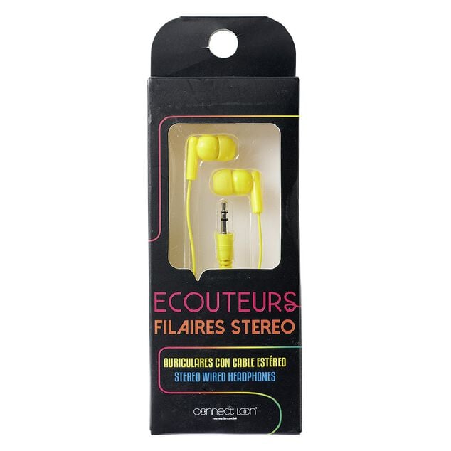 &Eacute;couteur filaire intra auriculaire L. 120 cm