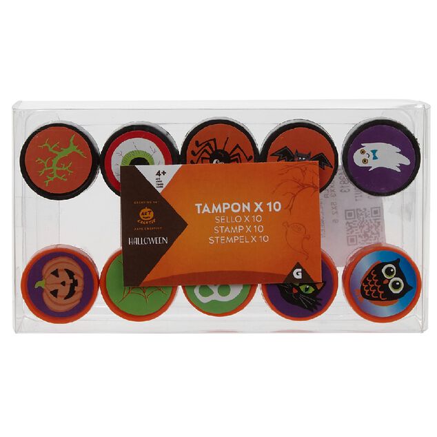 Tampon motif Halloween x9