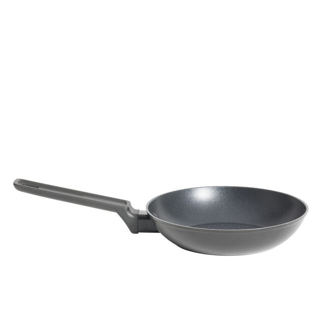 Po&ecirc;le tous feux dont induction aluminium noir &Oslash;20cm