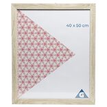 Cadre photo 45x55 gris en bois