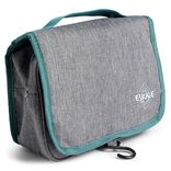 Organiseur camping tissu gris et bleu 15L