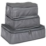 Organisateur de valise x6 polyester gris