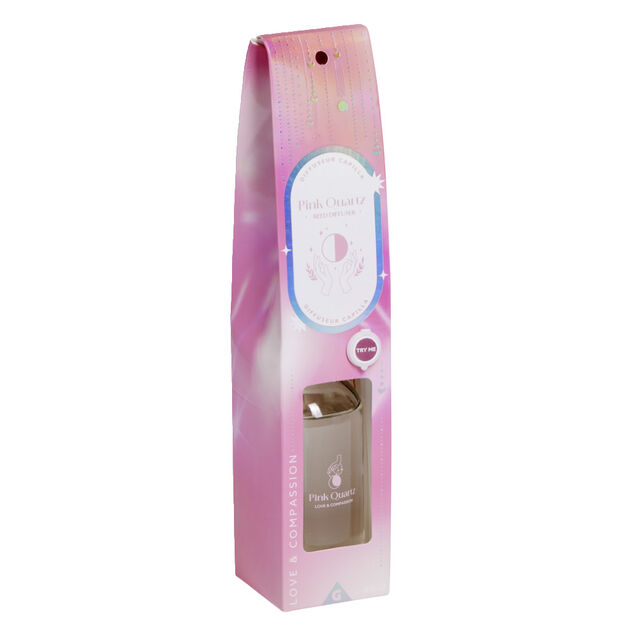 Diffuseur senteur avec pierres semi pr&eacute;cieuses et 6 b&acirc;tonnets - 4 mod&egrave;les