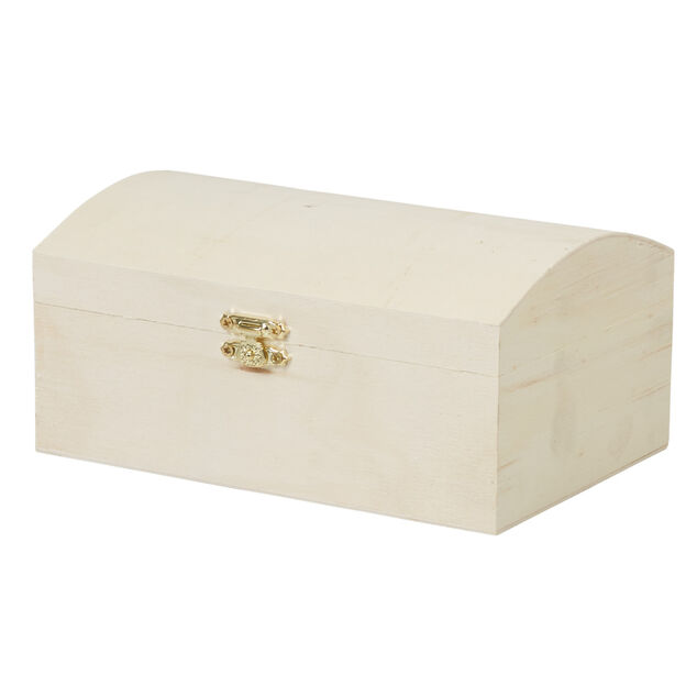 Bo&icirc;te &agrave; bijoux en bois &agrave; d&eacute;corer L18xl12xH8,5cm